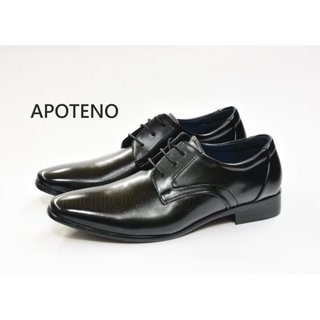 APOTENO 男款輕量 仿皮革 超纖皮 素面 海軍風 正式皮鞋 百搭款 促銷限量款 40~45