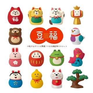 Decole Concombre 豆福 擺飾 祈福擺飾 達摩 兔子 日本正版 公仔