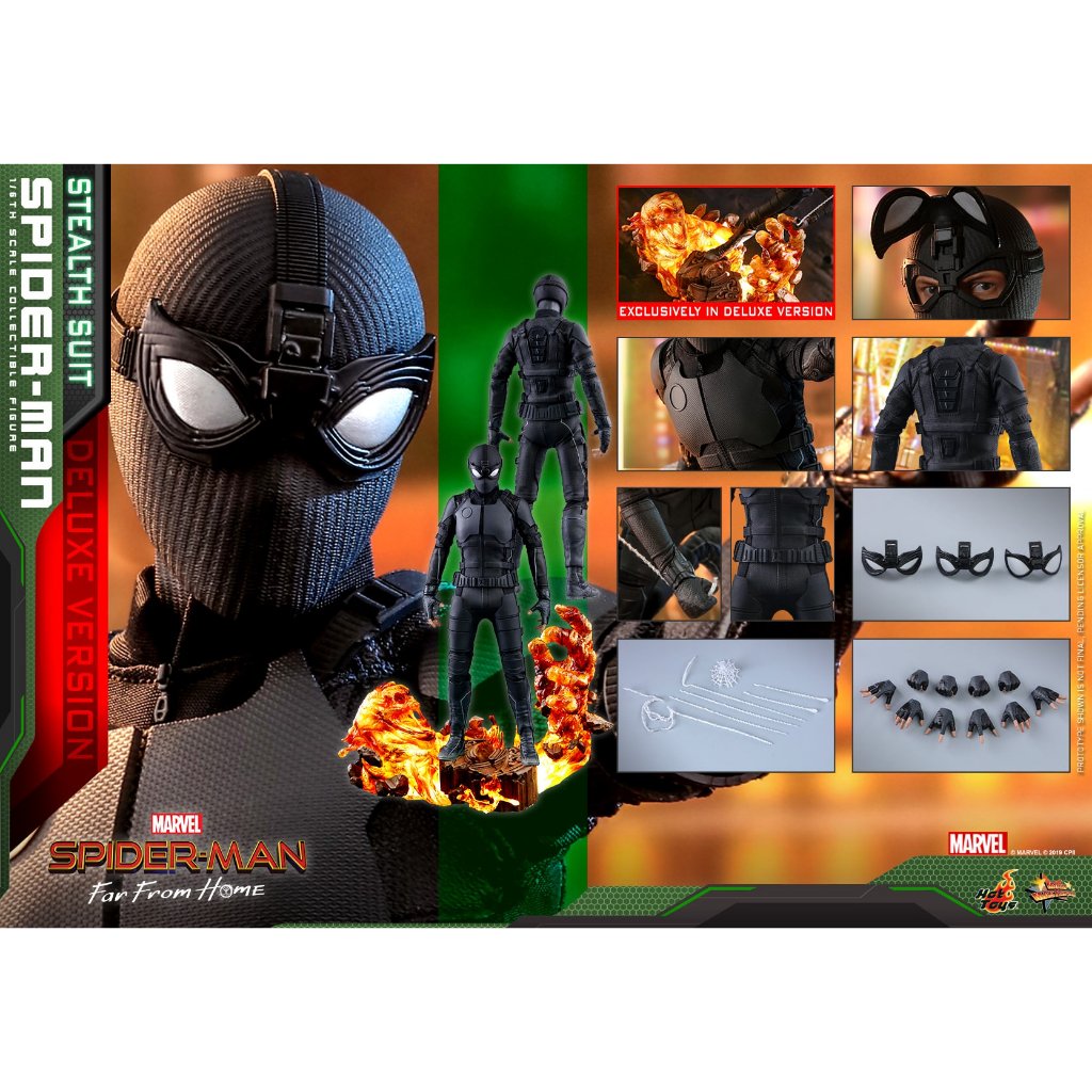 野獸國 Hot Toys MMS541 蜘蛛人 無家日 夜猴 潛行戰衣 豪華版 非 MMS426 MMS624