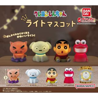 【蠟筆小新】🇯🇵日本商品 角色發光公仔扭蛋 全套4款 肥嘟嘟左衛門 小新 小白 鱷魚山先生 日落小物 收藏小物 生日禮物