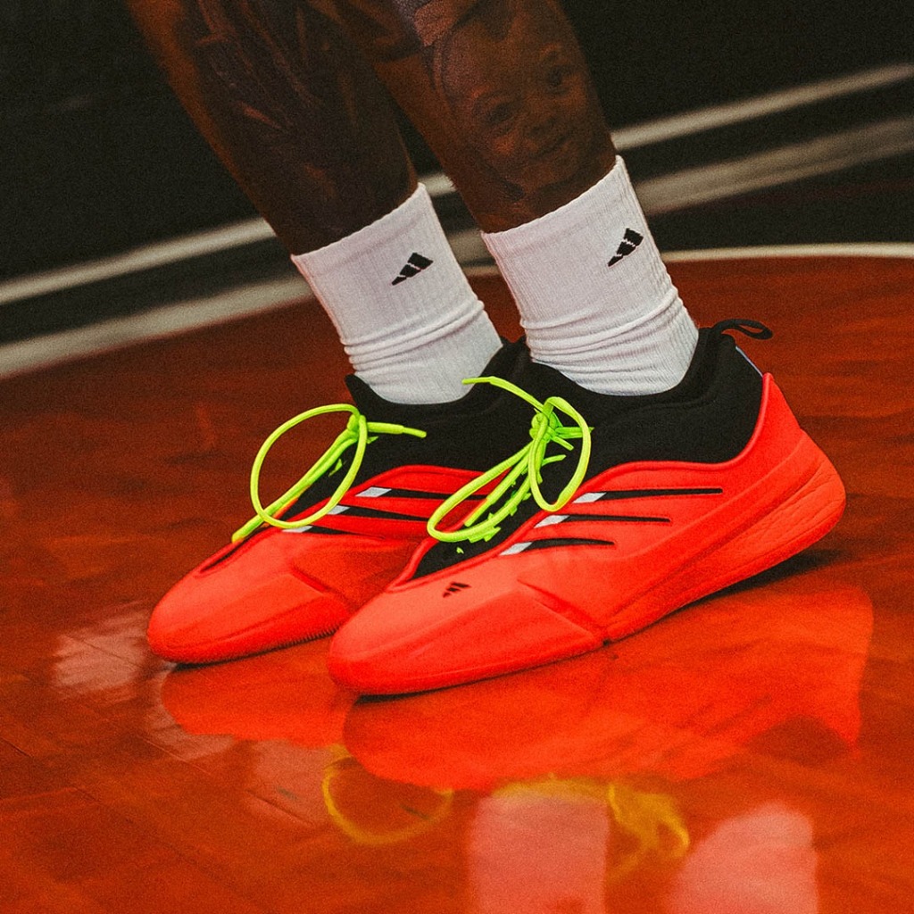 南◇2024 11月 Adidas LILLARD DAME 9 紅 黑 籃球鞋 男鞋 IE3627 里拉德 螢光黃鞋帶