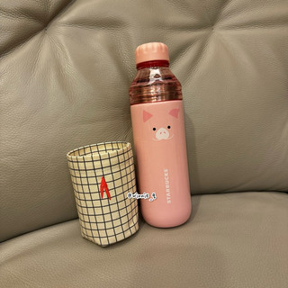 全新 Starbucks 星巴克 2019年 豬年 粉色 小豬 咖啡冷水壺 牛奶瓶 水壺 不鏽鋼杯 20oz 591ml