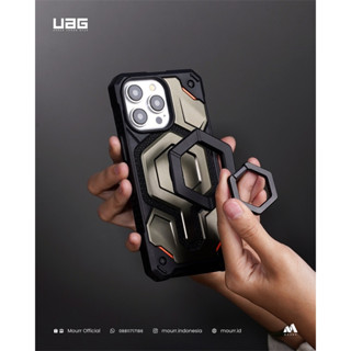 臺灣現貨 UAG 鈦合金磁吸多角度折疊支架 手機磁吸指環 Magsafe磁吸支架 平行輸入