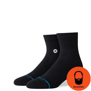 【 🇺🇸大鬍子美國襪子選品 】STANCE - ICON QUARTER SOCKS經典黑色系列街頭休閒踝襪