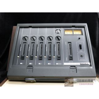 SONY MX-510 功能正常的骨董 5 通道立體聲麥克風混音器