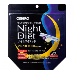 🍡六本木代購◤電子發票◆現貨免運◢日本 ORIHIRO Night Diet 夜間酵素-20包入