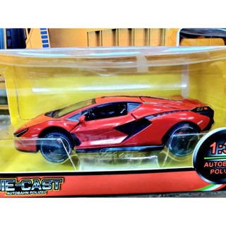 【樂達玩具】1:32【藍寶堅尼 LAMBORGHINI SIAN FKP 37】燈光音效 合金車 模型車 #3205