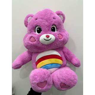 正版 care bears 彩虹熊 65cm～ 大隻的娃娃 含吊牌 粉色/藍色 超可愛😍 送禮 兒童節禮物 兒童房佈置