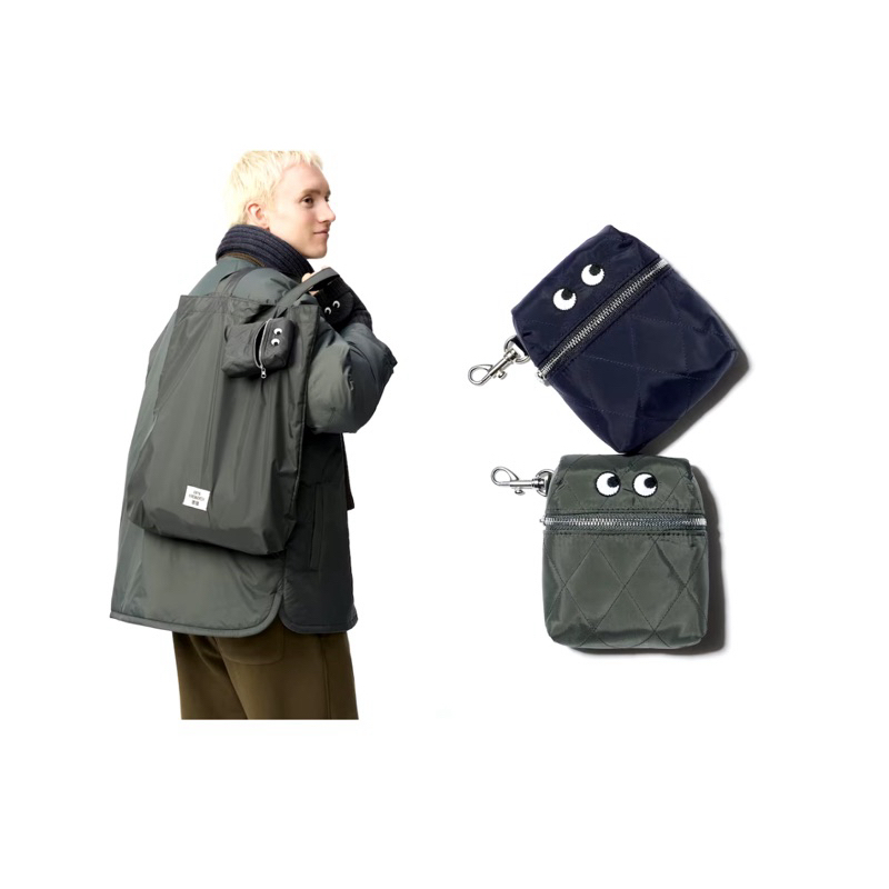 【日本預購】🇯🇵UNIQLO X ANYA HINDMARCH 2024 新款可愛眼睛聯名款 毛帽 毛衣 襪子 外套