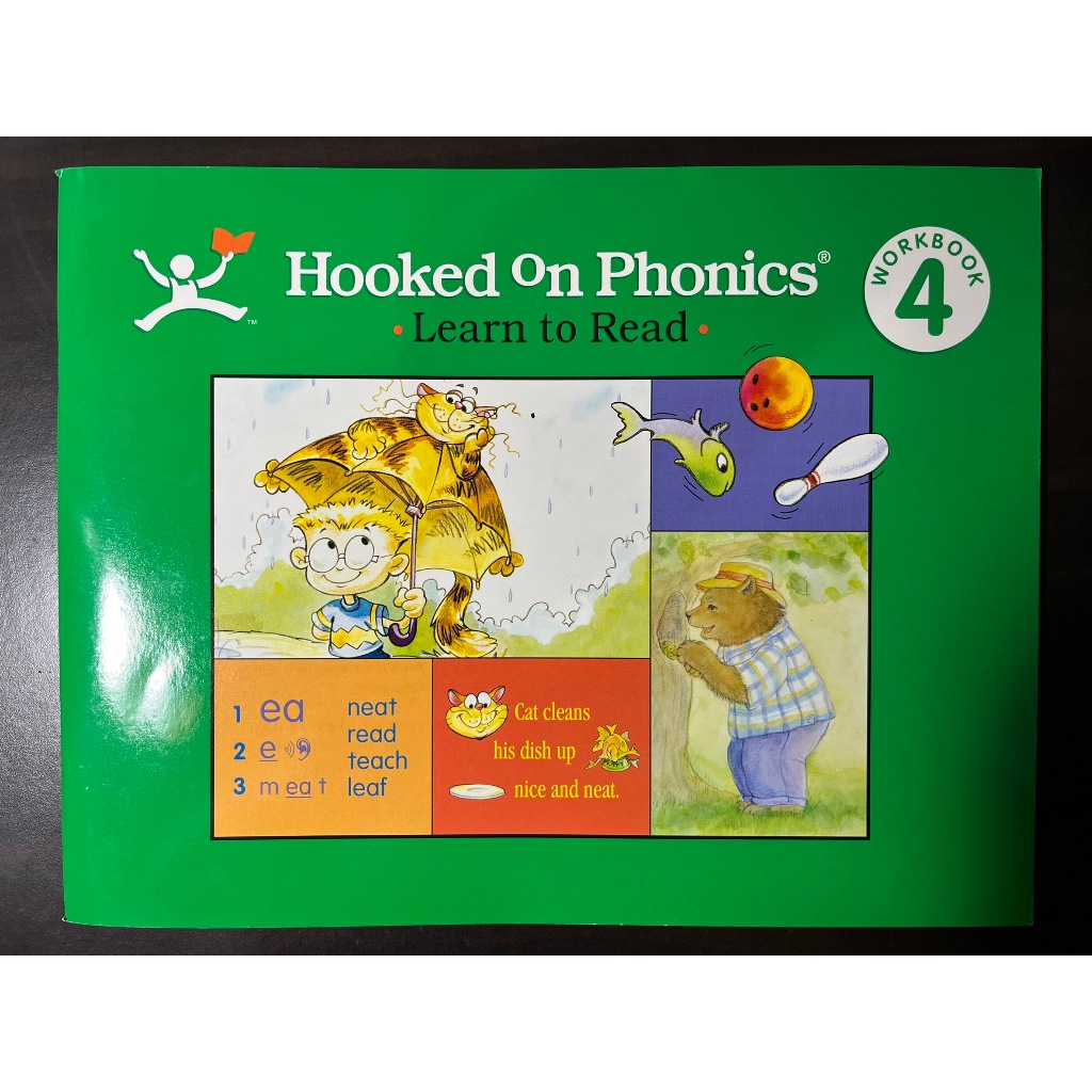 Hooked on Phonics / Learn to Read 4🔅二手兒童英文練習書 九成新🔅快速出貨