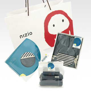 nizio 彌月禮組 BoBo小蘑菇浴巾＋BoBo兔仔帽兜斗篷浴巾組＋BoBo雙織雙面紗/毛巾 (一大一中兩件組）