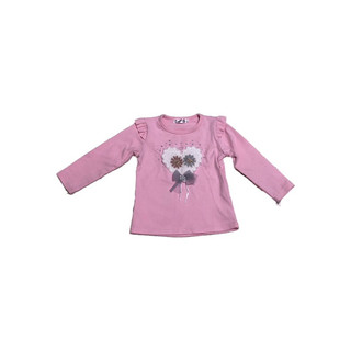 ［二手/童衣］Roberta長袖粉紅貼鑽上衣/適合2-4歲幼兒