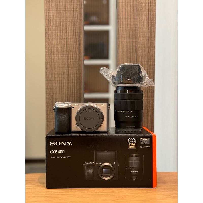 近全新Sony A6400+18-135kit公司貨保固至2026/4 快門數僅47x(初芯二手)