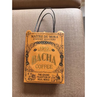 新加坡 摩洛哥 BACHA COFFEE 夿萐 咖啡 紙袋 購物袋