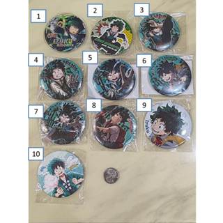 [睡睡蛙小池] 我的英雄學院 徽章 別針 胸章 原畫 線稿 漫畫 JS jump shop 綠谷出久 個人池