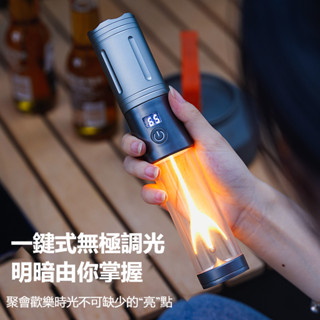 免運【臺灣出貨】新款 戶外 露營燈 可擕式照明燈 氛圍燈 野外手電筒 營地燈 多功能帳篷燈