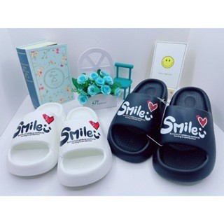 [ 敲敲鞋店 ] SMILE 微笑主題 女款拖鞋 一體成形拖鞋 厚底拖鞋 輕量款拖鞋 居家拖鞋 外出拖鞋 止滑拖鞋