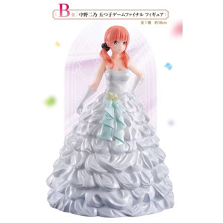 ♚新品現貨♚正版 一番賞 五等分的新娘 B賞 中野二乃 最後的五胞胎遊戲 公仔 五等分的花嫁 景品 模型 婚紗 美女