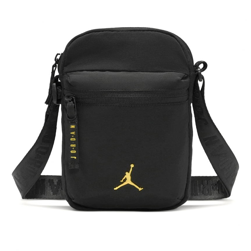 NIKE AIRBORNE FESTIVAL 配件 JD2443005AD-001 側背包 JORDAN 金標 鐵牌