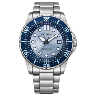 (聊聊享更優惠) CITIZEN 星辰 I 冰藍錶面 機械錶 男錶 手錶 指標錶43mm-NJ0178-81M