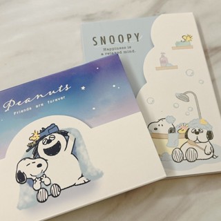 ✨日本正版現貨✨花生漫畫Snoopy史努比留言紙 長形便條紙 歐拉夫