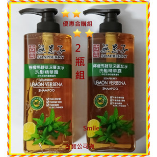 ❤️現貨/合購(2瓶)優惠❤️ [古寶無患子] 古寶洗髮精 無矽靈洗髮精 檸檬馬鞭草洗髮精 中/油性適用550g