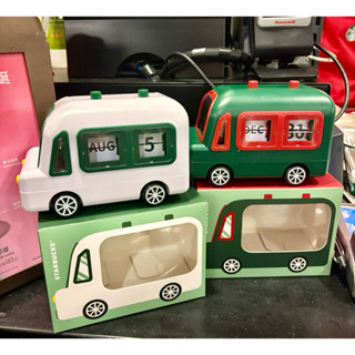 星巴克Starbucks現貨🔥熊車車 桌曆 萬年曆 耶誕造型 小熊按壓桌曆