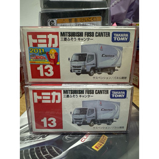 TOMICA NO.13絕版MITSUBISHI FUSO CANTER 新車貼