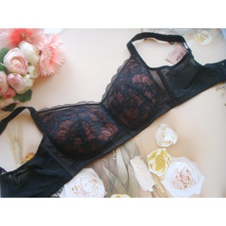 蕾黛絲 內衣💕38D/85D Ladies 卡莉絲靠過來系列 無鋼圈內衣~女王玫黑 D21-954