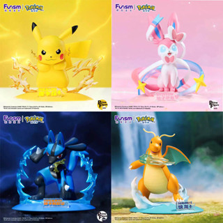 【HAHA小站】正版 寶可夢 皮卡丘 仙子伊布 快龍 路卡利歐 FUNISM 玩樂主義 Pokemon 小尺寸 公仔模型