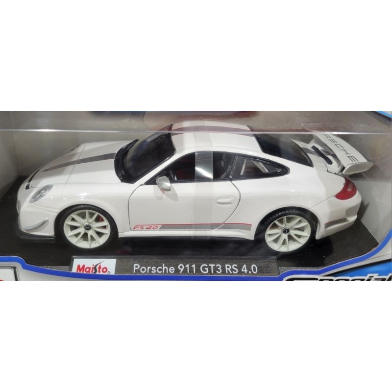 【小如的店】COSTCO好市多代購~Maisto 1:18收藏模型車-Porsche 911 GT3 RS 4.0