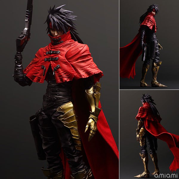 日版 PLAY ARTS 太空戰士7 FFVII 文森特·瓦倫汀 可動