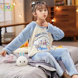 大耳狗 女童 睡衣 秋冬法蘭絨 家居服