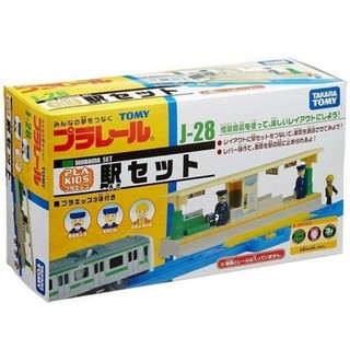 PLARAIL 鐵道王國 火車配件 J-28 車站組附人偶 TAKARA TOMY 多美火車 軌道配件