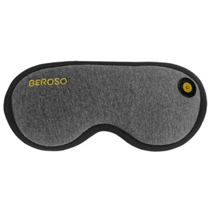 Beroso倍麗森 磁吸式三段溫控定時立體熱敷眼罩(灰)A00029 熱敷眼罩 蒸氣眼罩 蒸汽眼罩 加熱眼罩 送禮