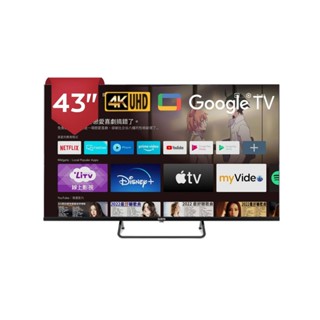 SAMPO聲寶 43型4K Google TV連網智慧顯示器 /臺 EM-43KD620