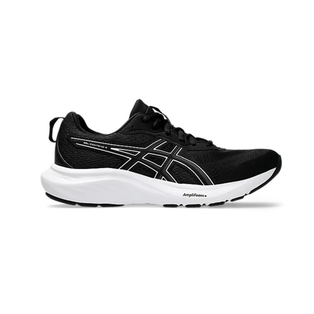 asics Gel-contend 9 d 女 慢跑鞋 寬楦 黑白 1012B678-002 【S.E運動】