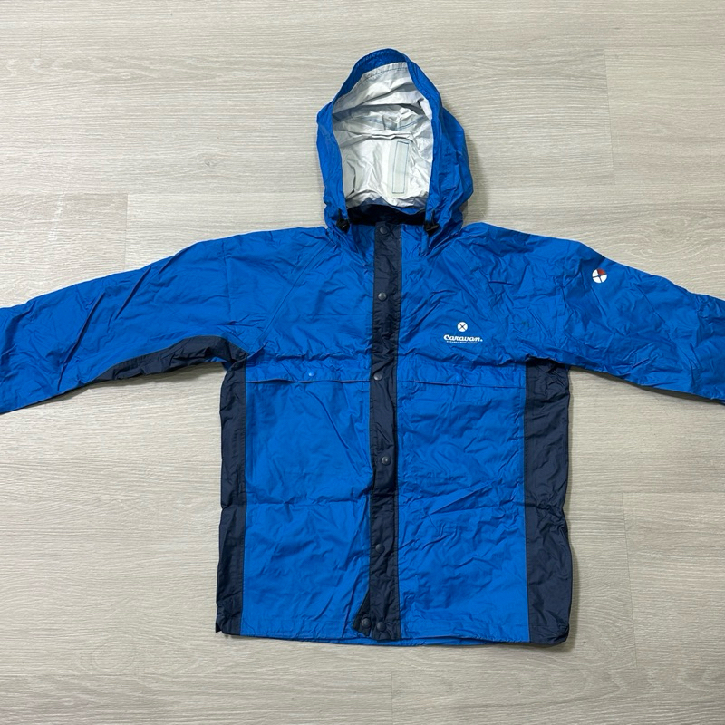 二手｜集山庄|Caravan| AirRefine Lite Rain Suit 兩件式雨衣褲｜藍160公分穿