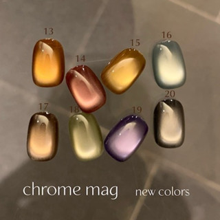 🇹🇼現貨🚀 CLETO貓眼 chrome mag set #2 合格中標 新色 13-20 秋冬玻璃珠貓眼 甲油色膠