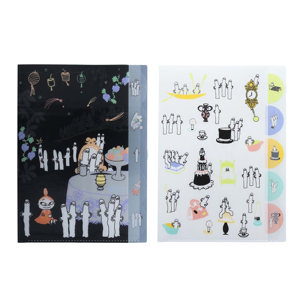 sun-star Moomin 嚕嚕米 A4 五層索引資料夾