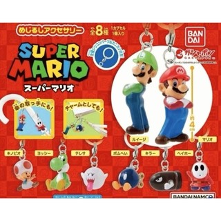 全新 日本 超級瑪利歐 Super Mario 微透明 立體 造型 吊飾 扭蛋 轉蛋 瑪莉歐 馬力歐 BANDAI