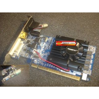 技嘉 GV-N210D3-1GI GeForce 210 DDR3 1G 鍍金HDMI 短卡 風扇版 DVI D-SUB