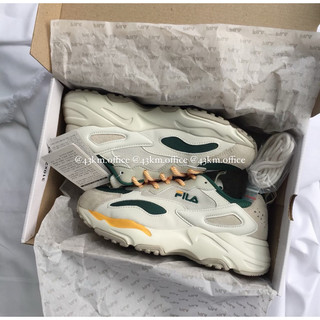 43公里 FILA 黃綠 鞋子 RAY TRACER 黃綠 米白 FS1SIB1253X 老爹鞋 韓國 交換禮物代購 鞋