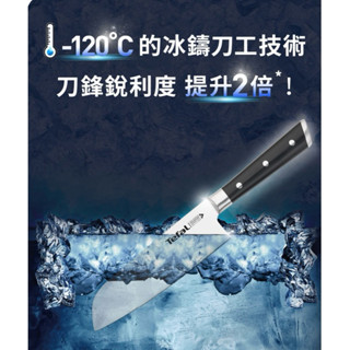 Tefal法國特福 冰鑄不鏽鋼系列主廚刀15cm