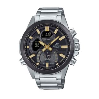 【CASIO 卡西歐】EDIFICE 藍芽 排程計時器 賽車運動 經典黑 ECB-30DB-1A9 48.7mm