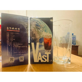 兩入合售皓瀚杯 375ml 流線 玻璃杯 MIT臺灣玻璃館