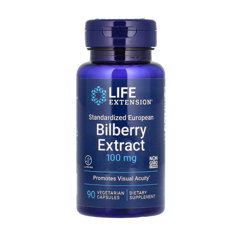 現貨 Life Extension Billbery Extract 歐洲 藍莓 越橘 富含花青素 90顆 眼部