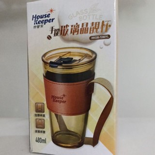 House Keeper 手提玻璃晶靚杯 480ml