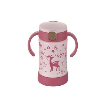 Richell利其爾TLI不鏽鋼吸管保溫杯300ML(4945680201308花間鹿) 745元