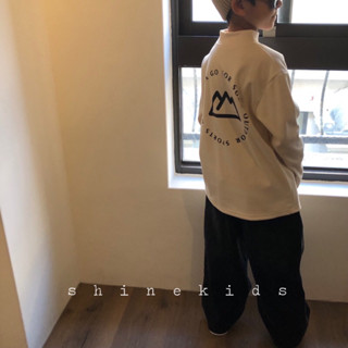 140-150cm/現貨.童裝實拍/加絨/日系半高領保暖打底長袖上衣 保暖長袖內搭 冬天長袖 厚款兒童上衣 男童中大童